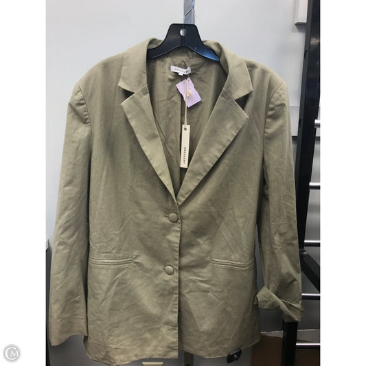 Blazer By Clothes Mentor In Green, Size: M