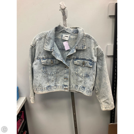 Jacket Denim By Ci Sono In Blue Denim, Size: L