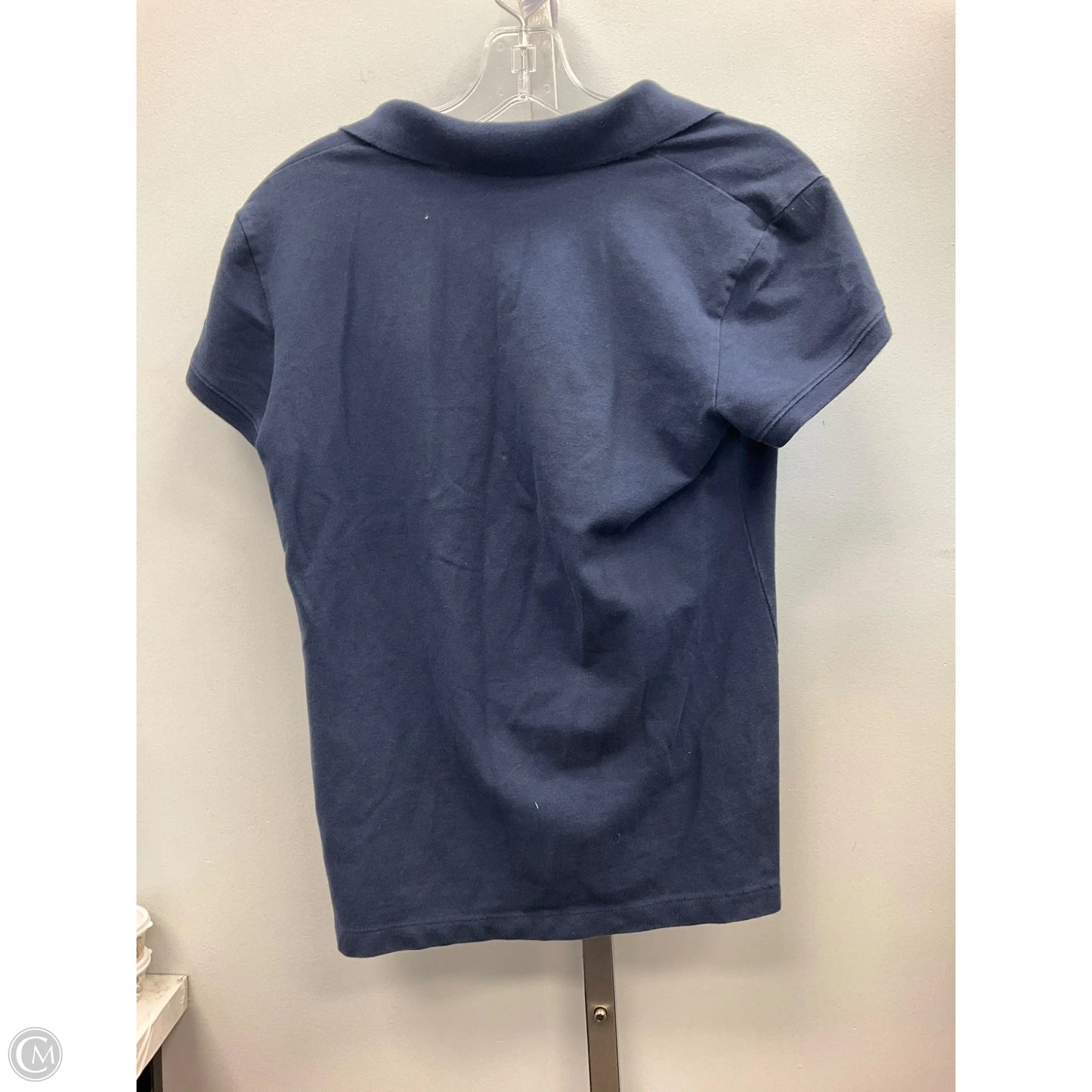 Top Short Sleeve By Nautica In Navy, Size: M