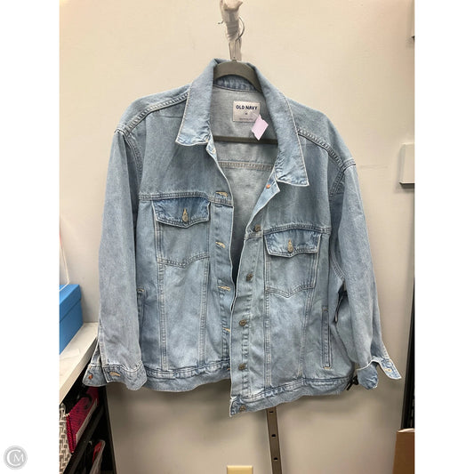 Jacket Denim By Old Navy In Blue Denim, Size: 3x