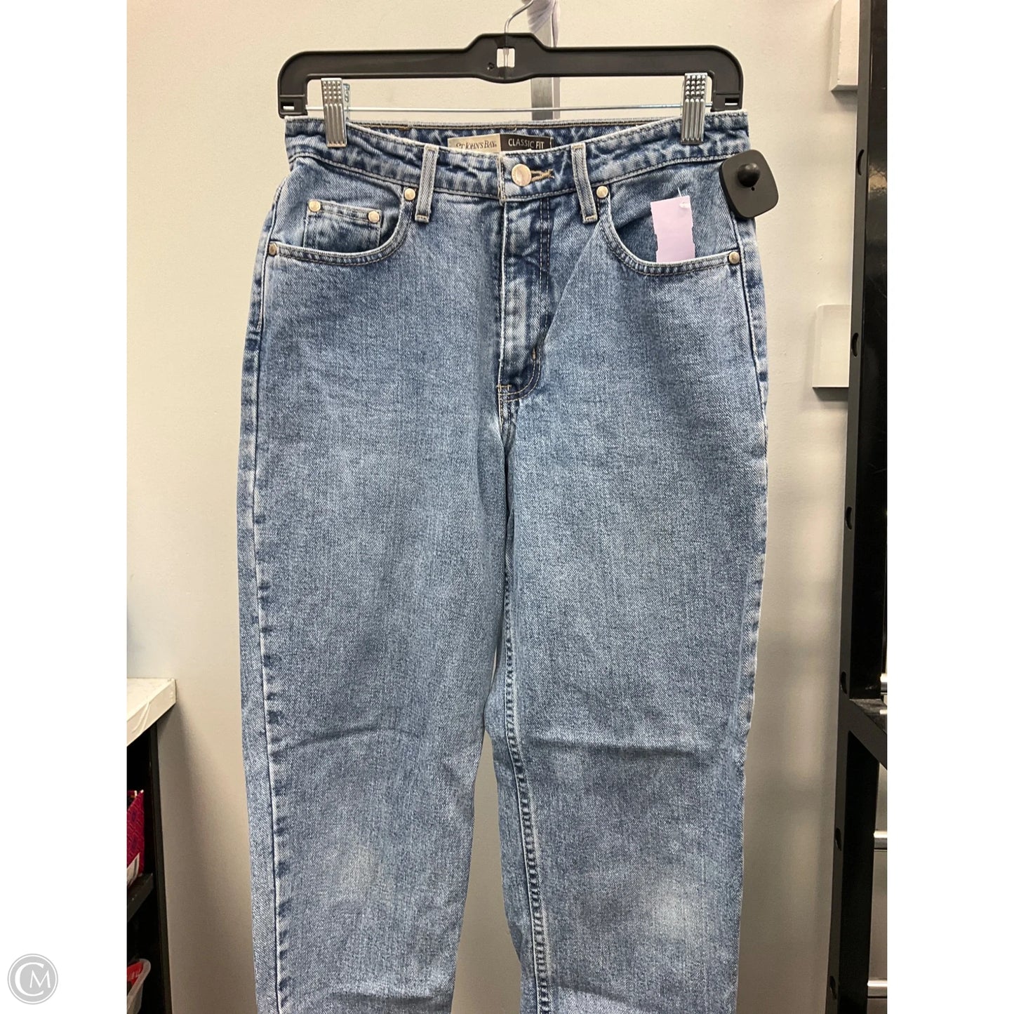 Jeans Straight By St Johns Bay In Blue Denim, Size: 8p