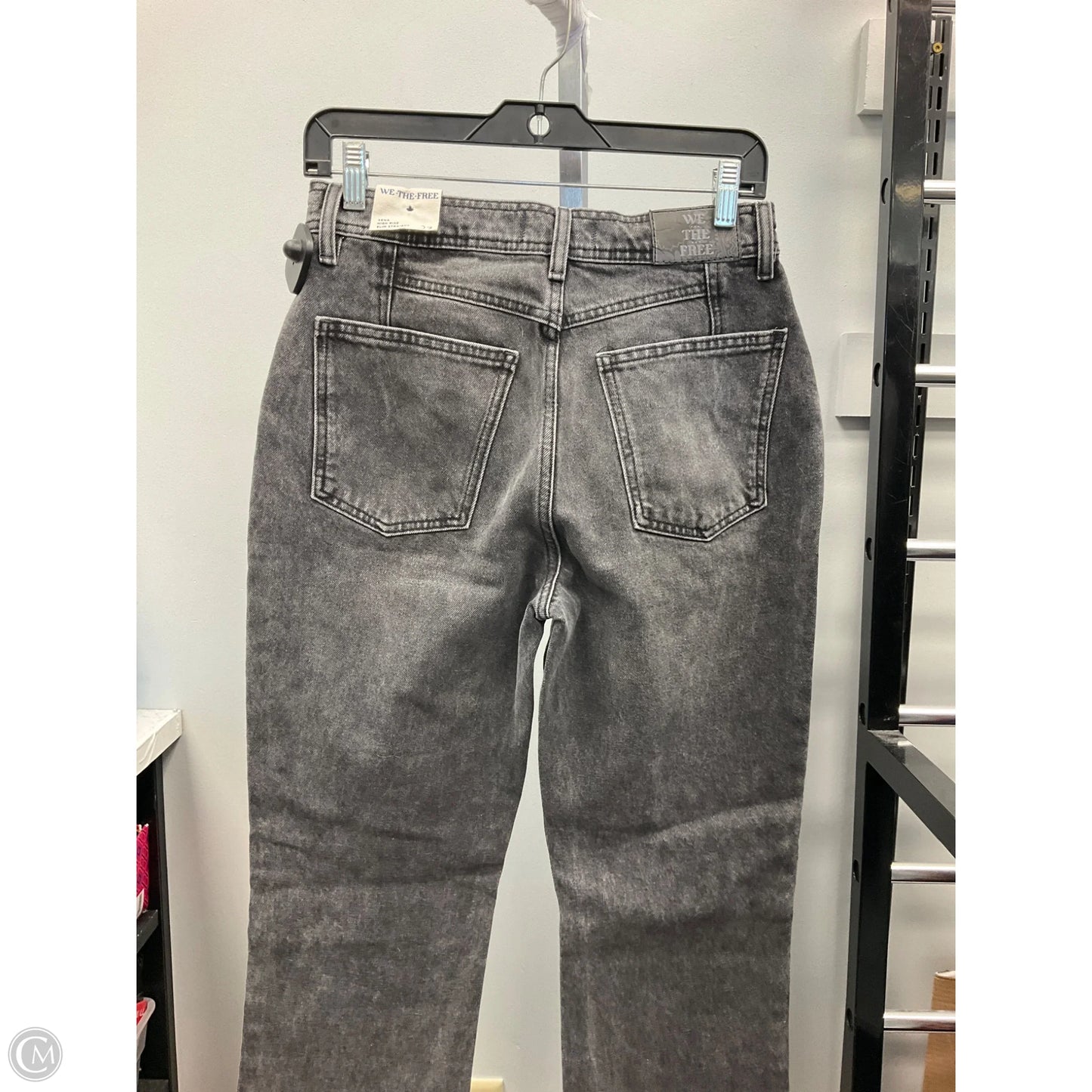 Jeans Straight By We The Free In Grey Denim, Size: 4