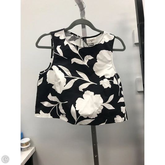 Top Sleeveless By Target-designer In Black & White, Size: Xs