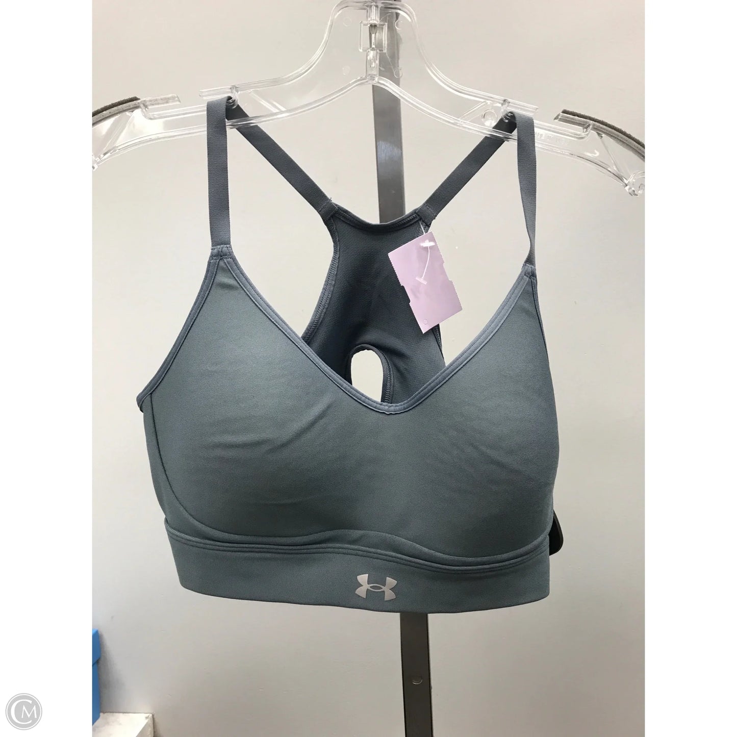 Athletic Bra By Under Armour In Grey, Size: S