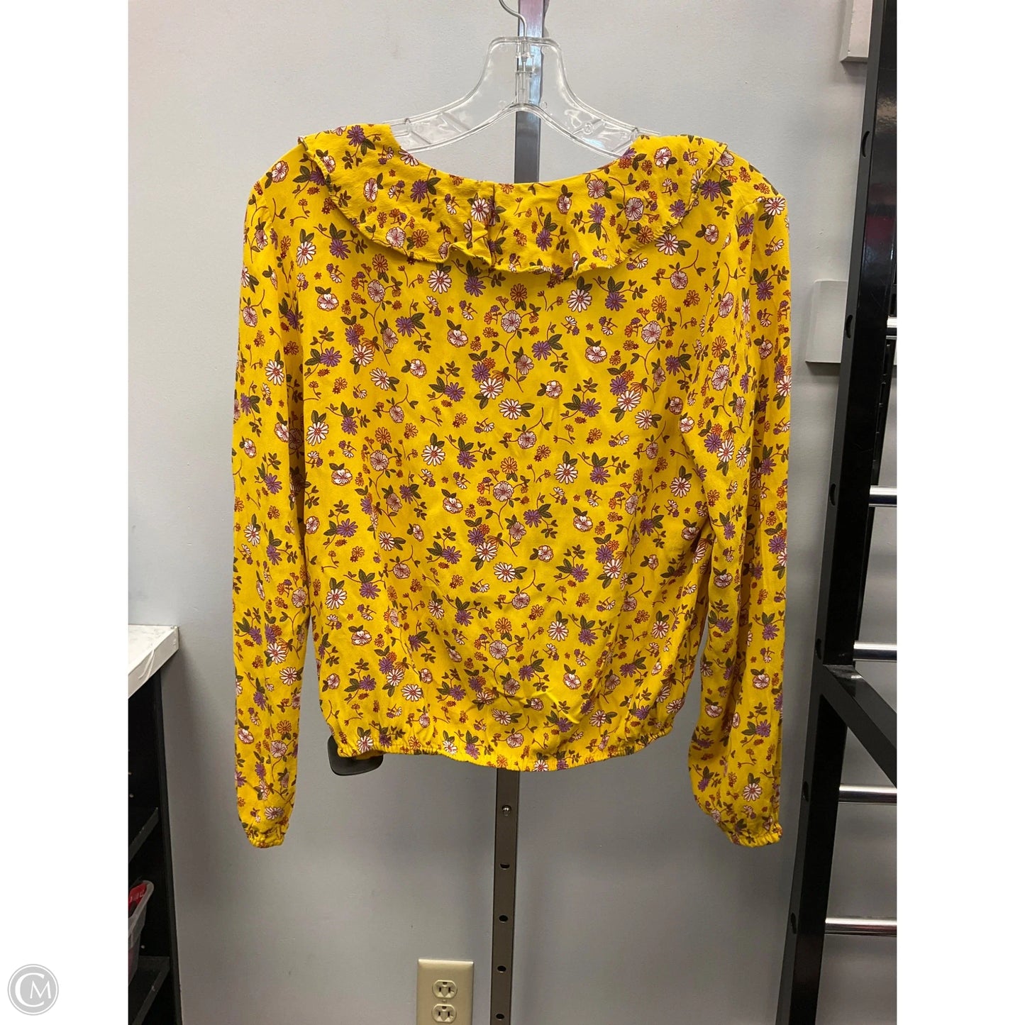 Top Long Sleeve By Sanctuary In Floral Print, Size: Xs