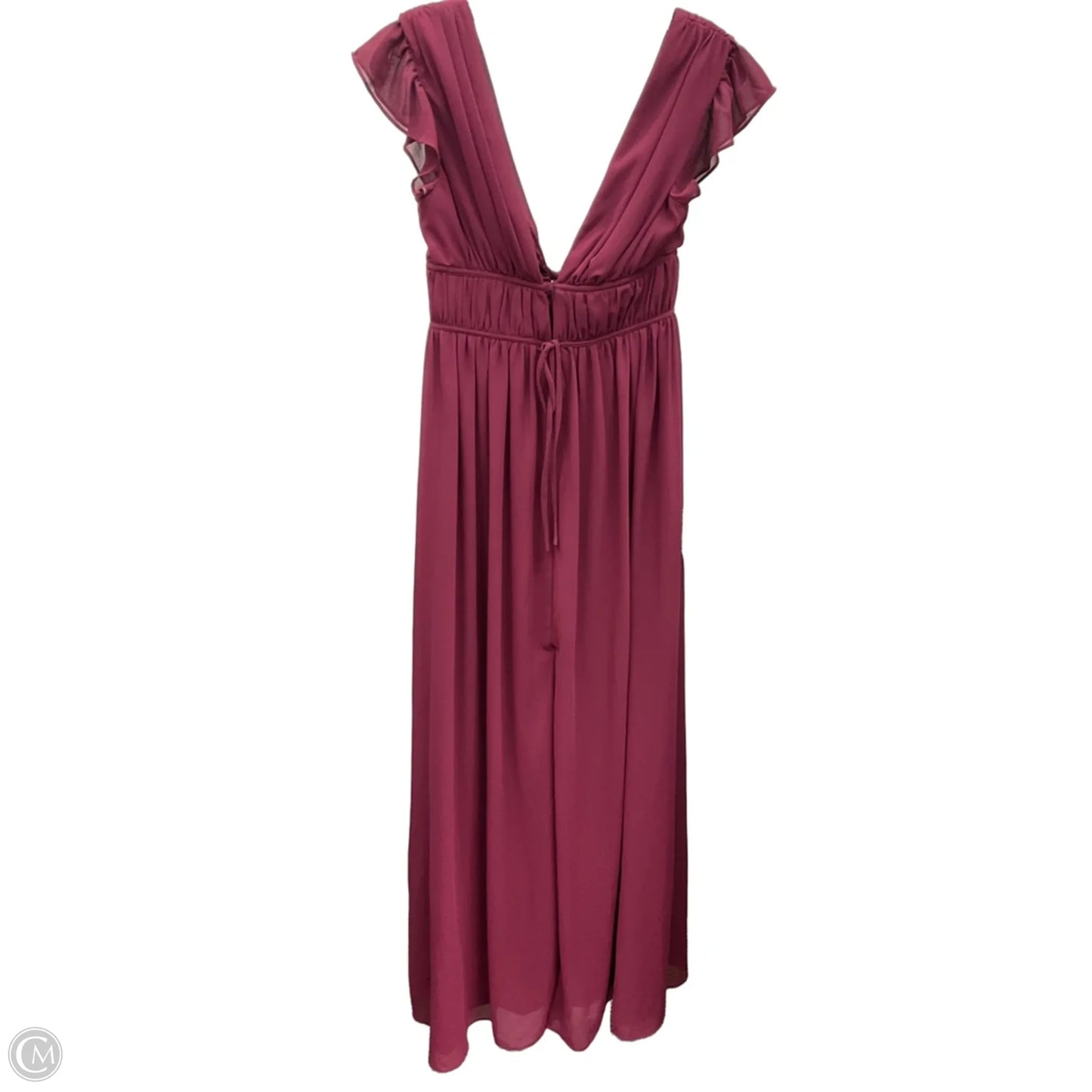 Dress Party Long By Lulus In Maroon, Size: S
