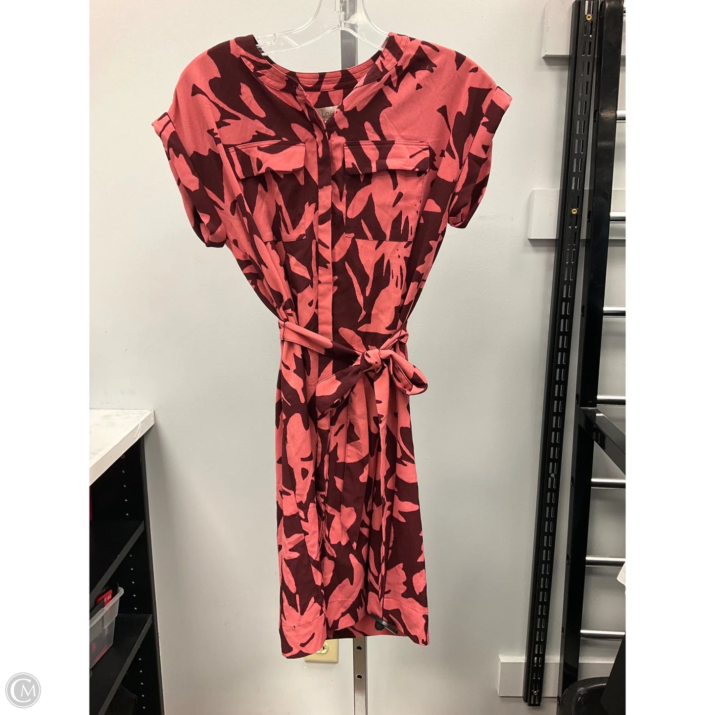 Dress Casual Short By Loft In Pink & Purple, Size: Sp