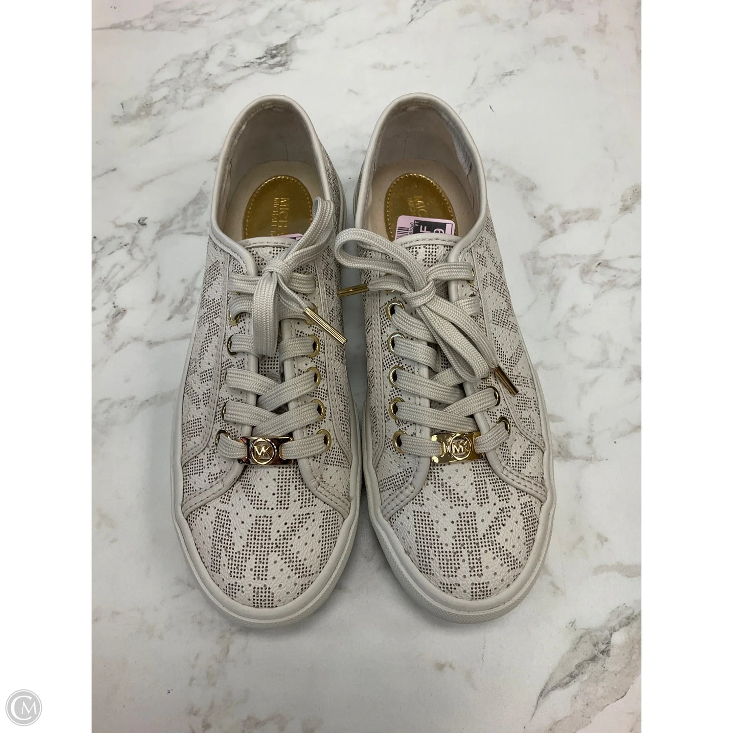 Shoes Sneakers By Michael By Michael Kors In Cream, Size: 6.5