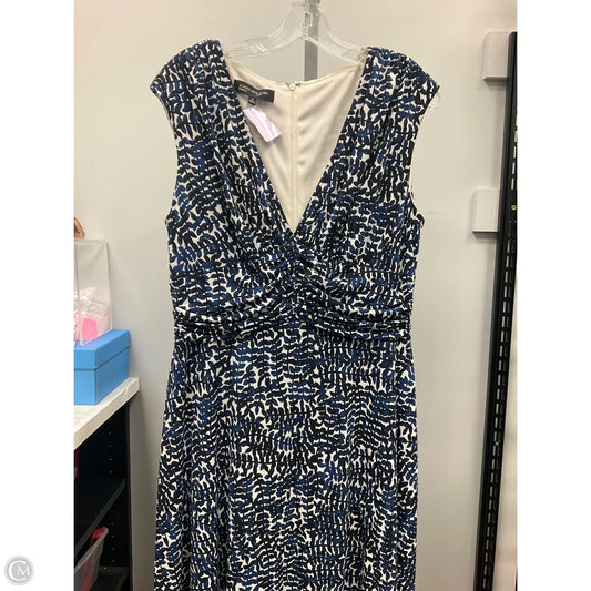 Dress Casual Short By Jones New York In Blue & White, Size: 14