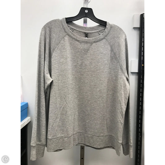 Top Long Sleeve By Clothes Mentor In Grey, Size: L