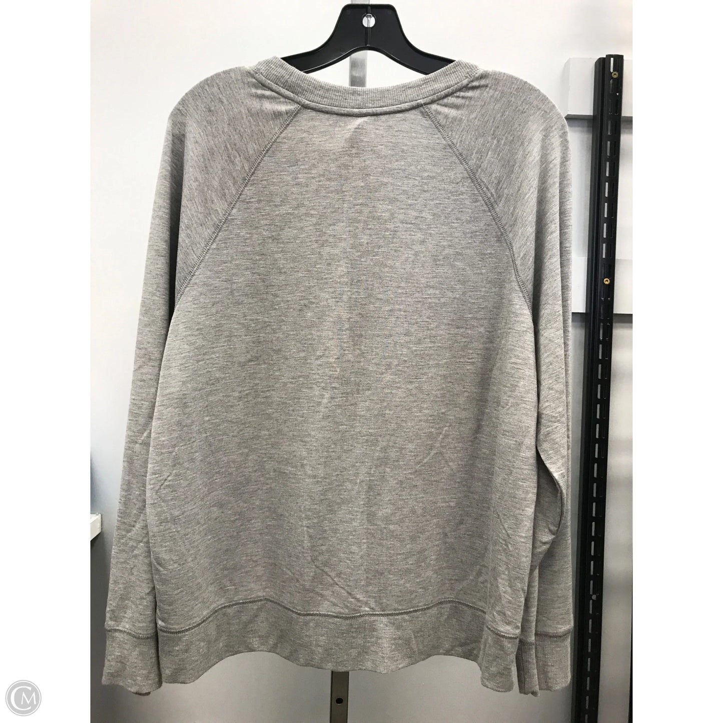 Top Long Sleeve By Clothes Mentor In Grey, Size: L