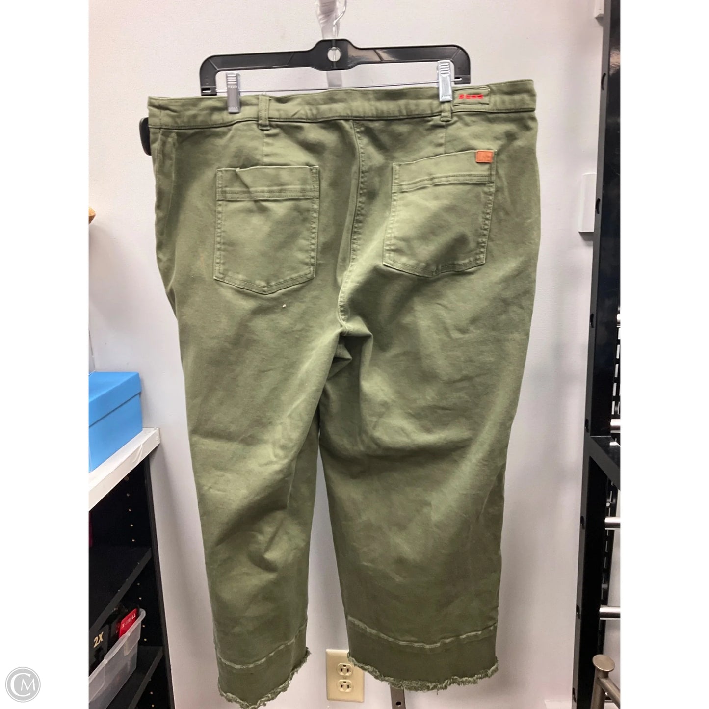 Pants Wide Leg By Peace Love World In Green, Size: 20