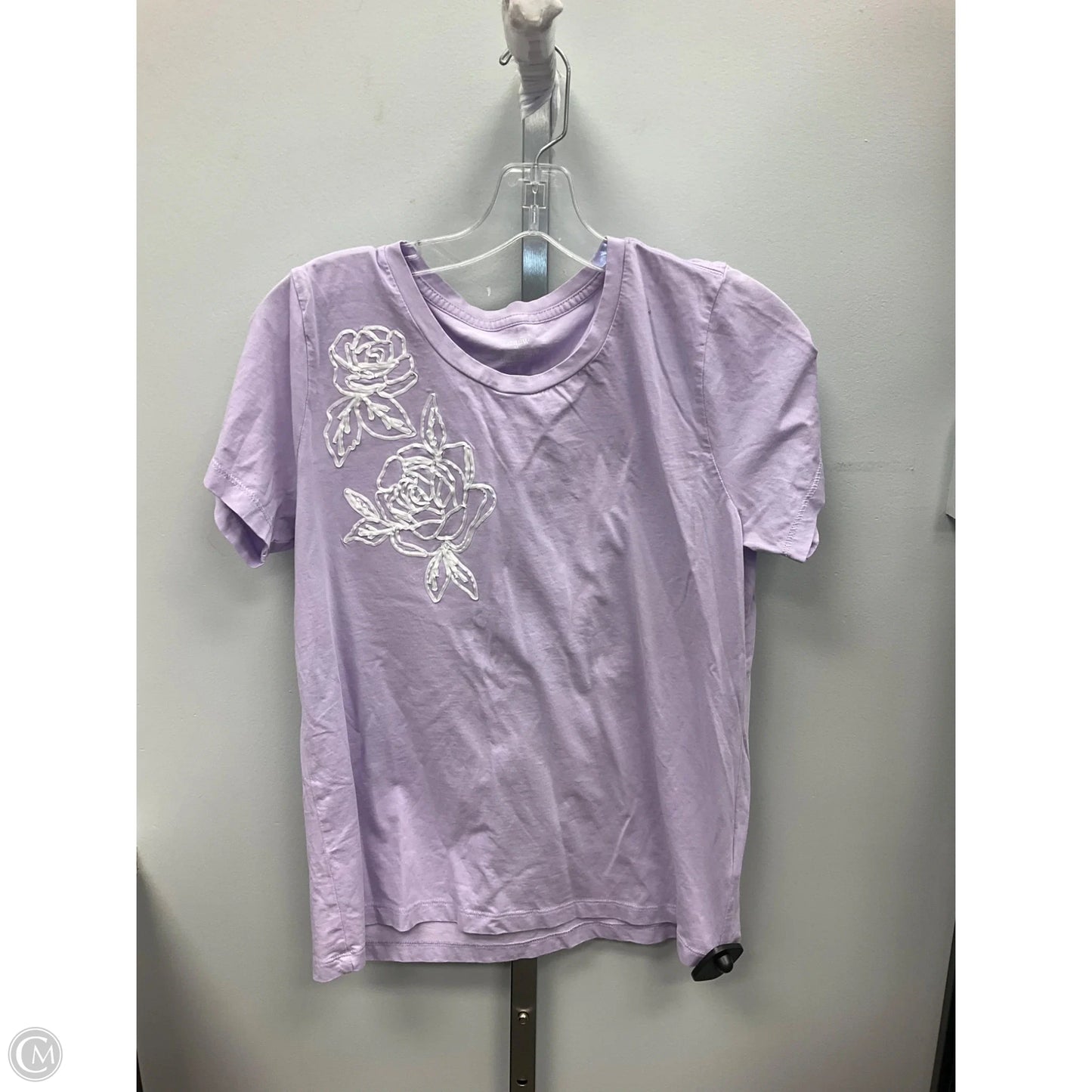 Top Short Sleeve By J. Crew In Purple, Size: M