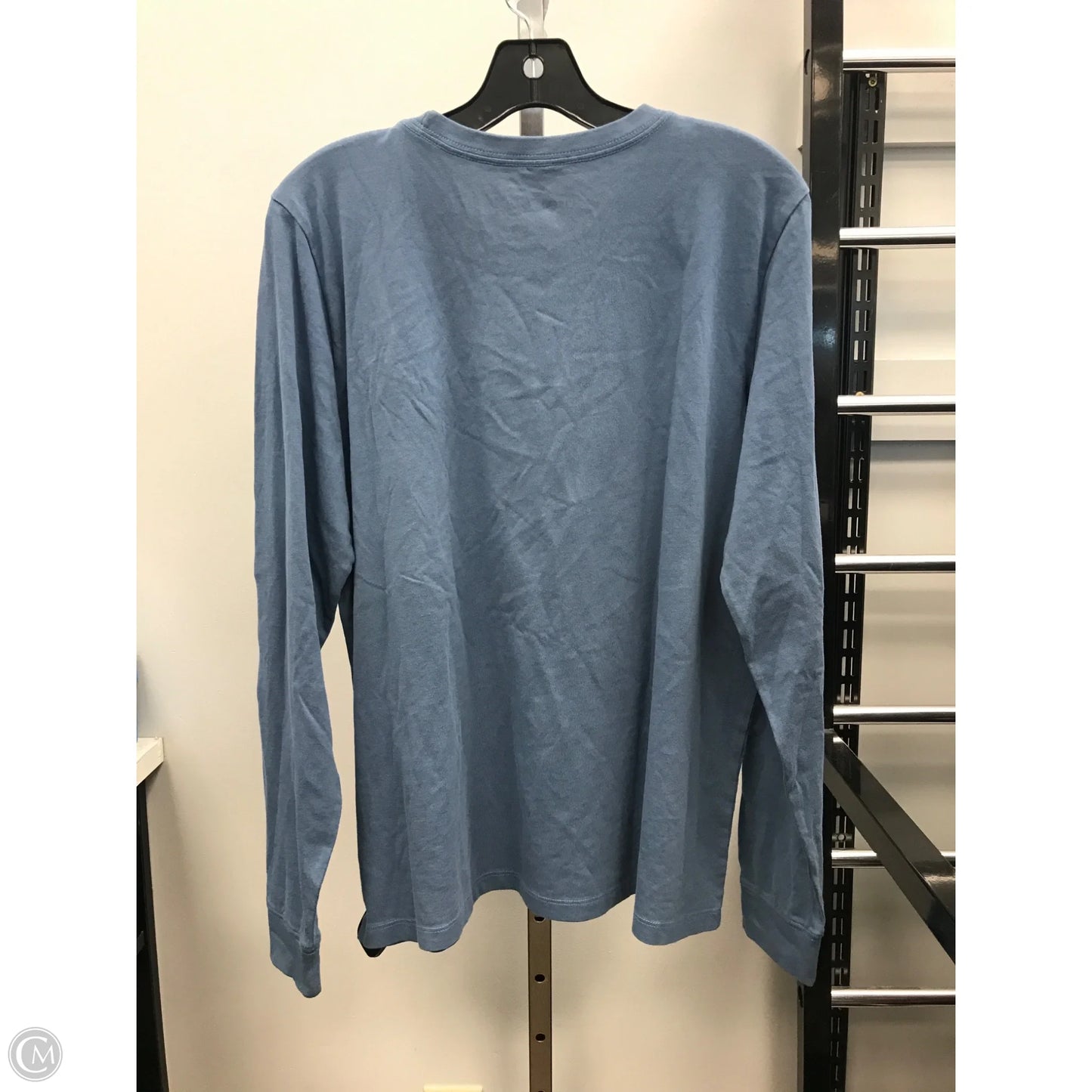 Top Long Sleeve Basic By Life Is Good In Blue, Size: L
