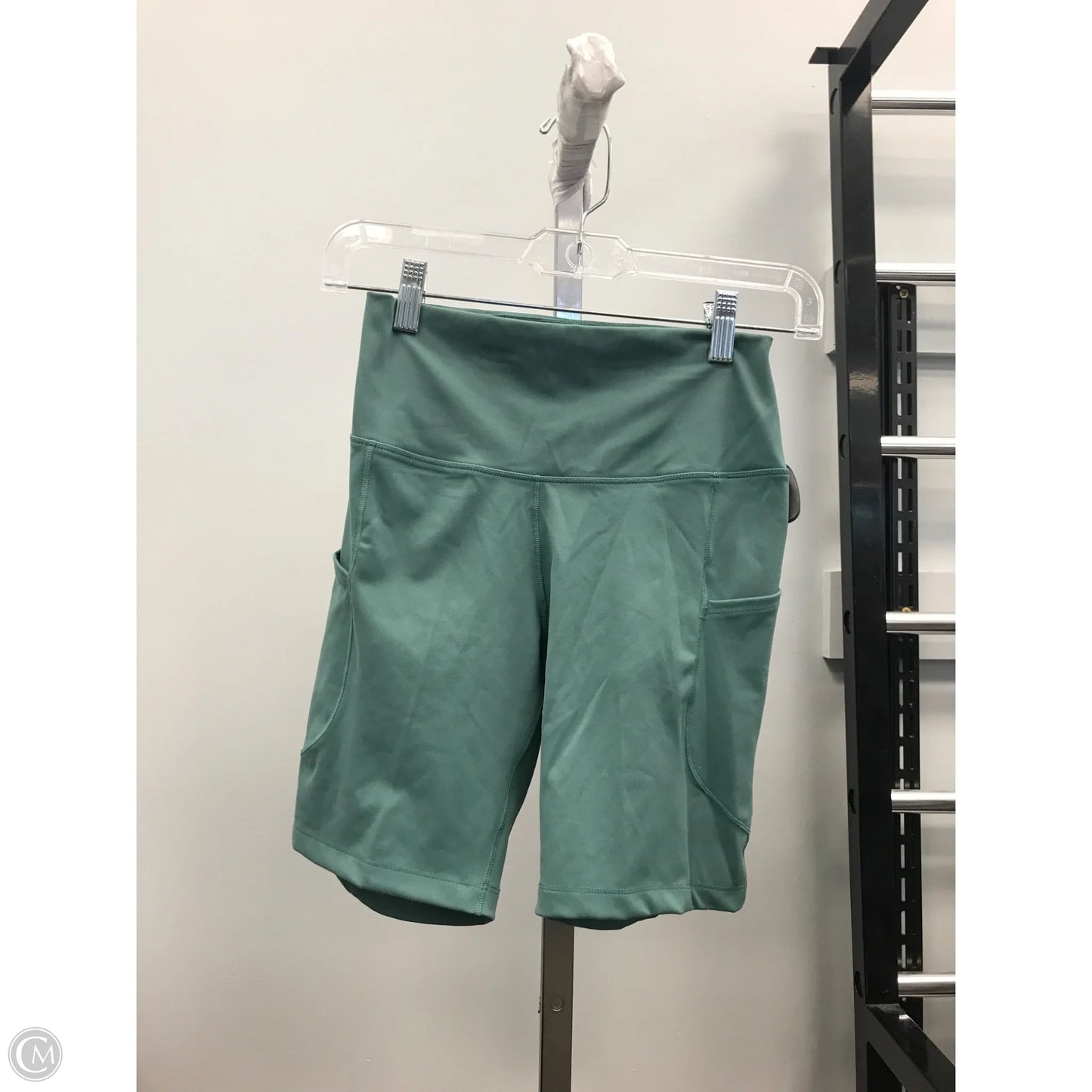 Athletic Shorts By Nike Apparel In Green, Size: M
