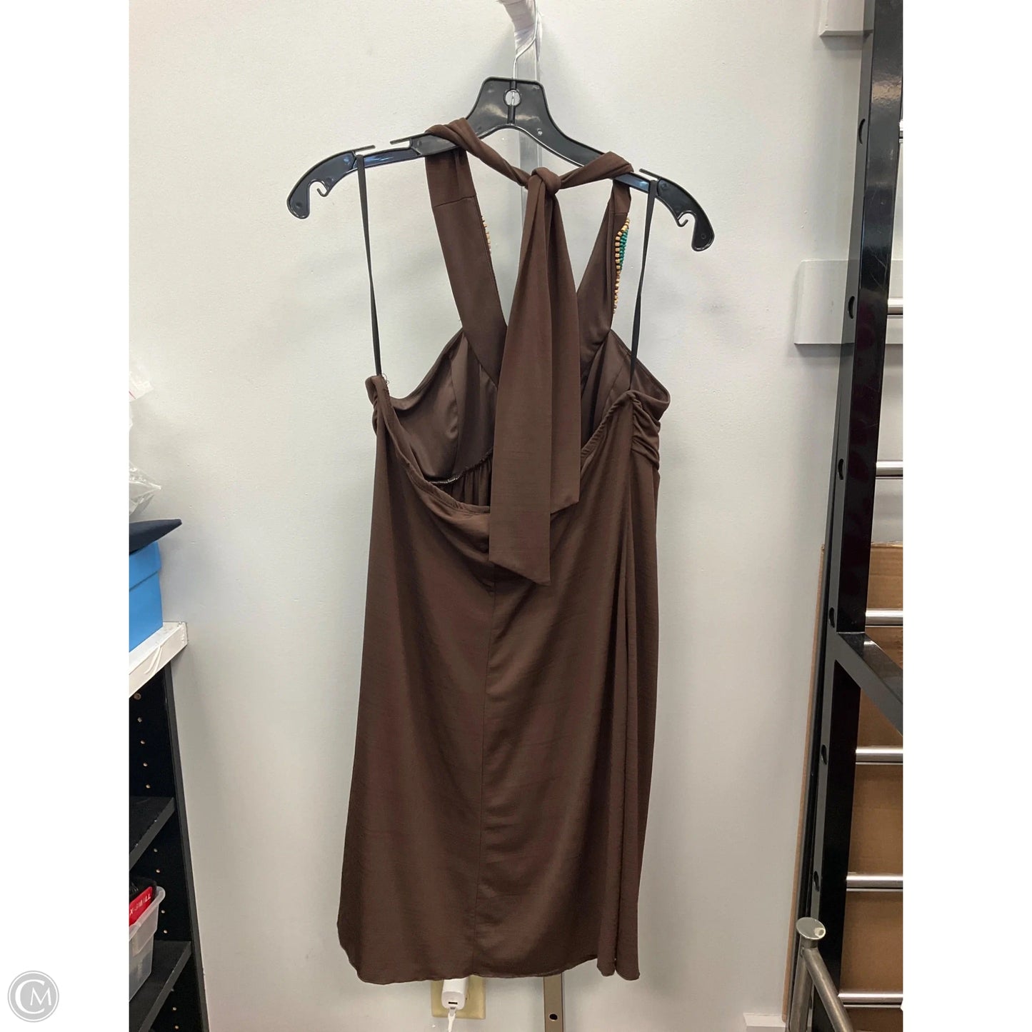Dress Casual Short By Iz Byer In Brown, Size: Xl