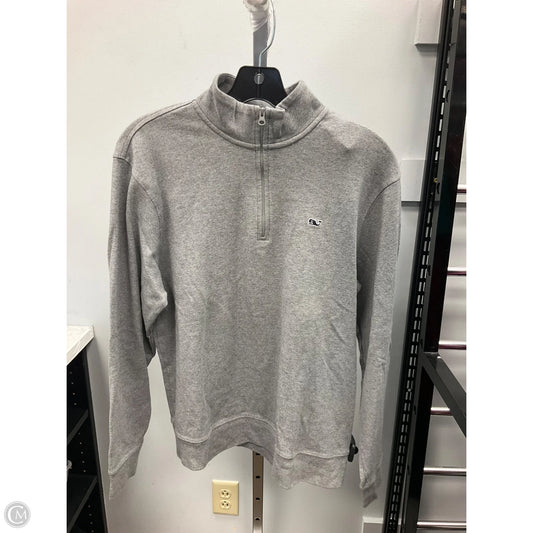 Top Long Sleeve By Vineyard Vines In Grey, Size: S