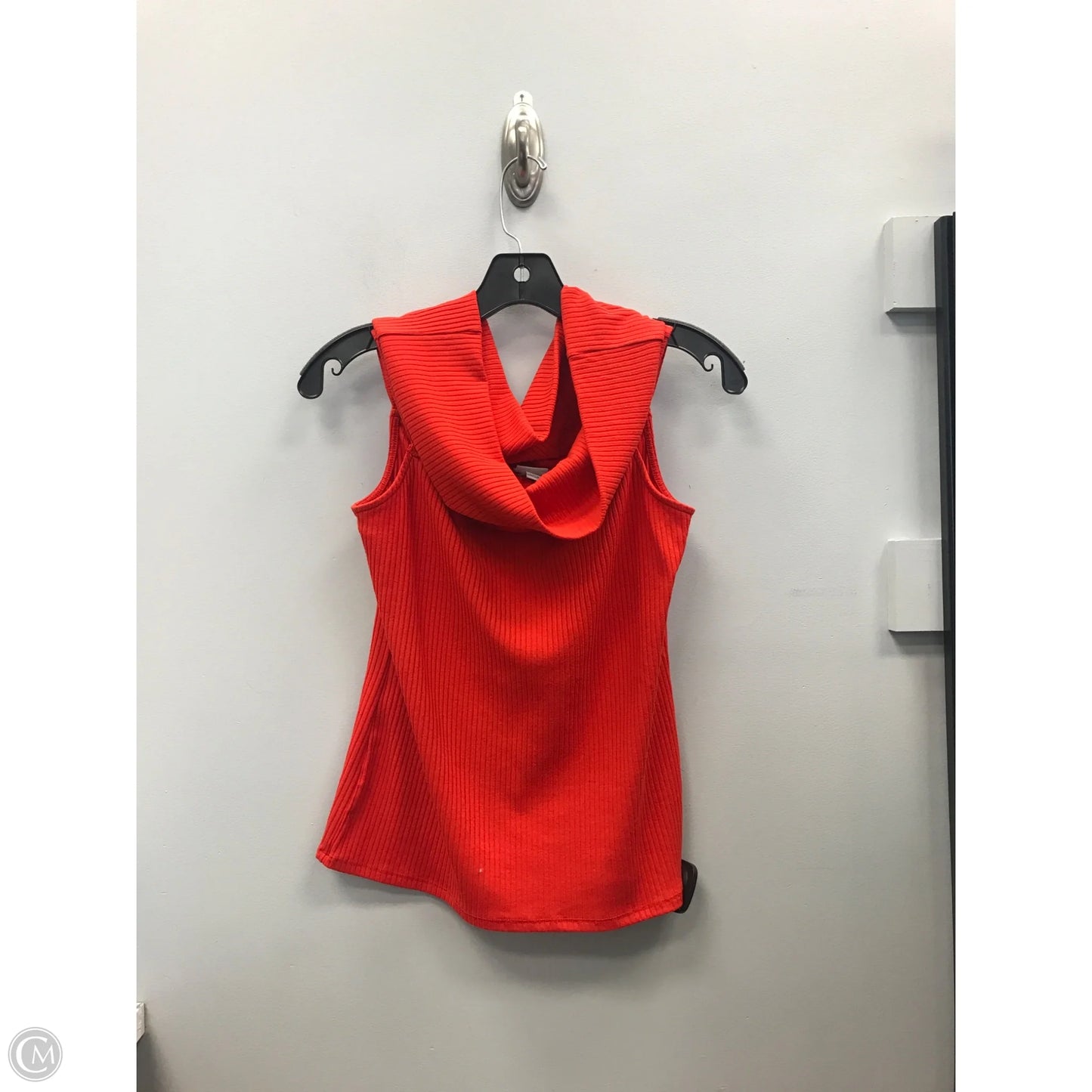 Top Sleeveless By A New Day In Orange, Size: M