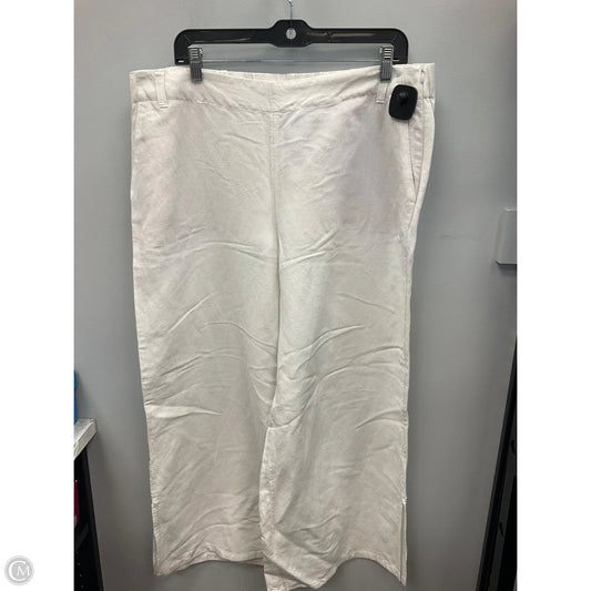 Pants Wide Leg By J. Jill In Cream, Size: L