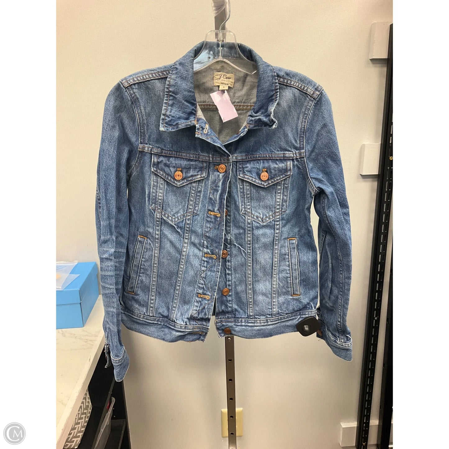 Jacket Denim By J. Crew In Blue Denim, Size: S