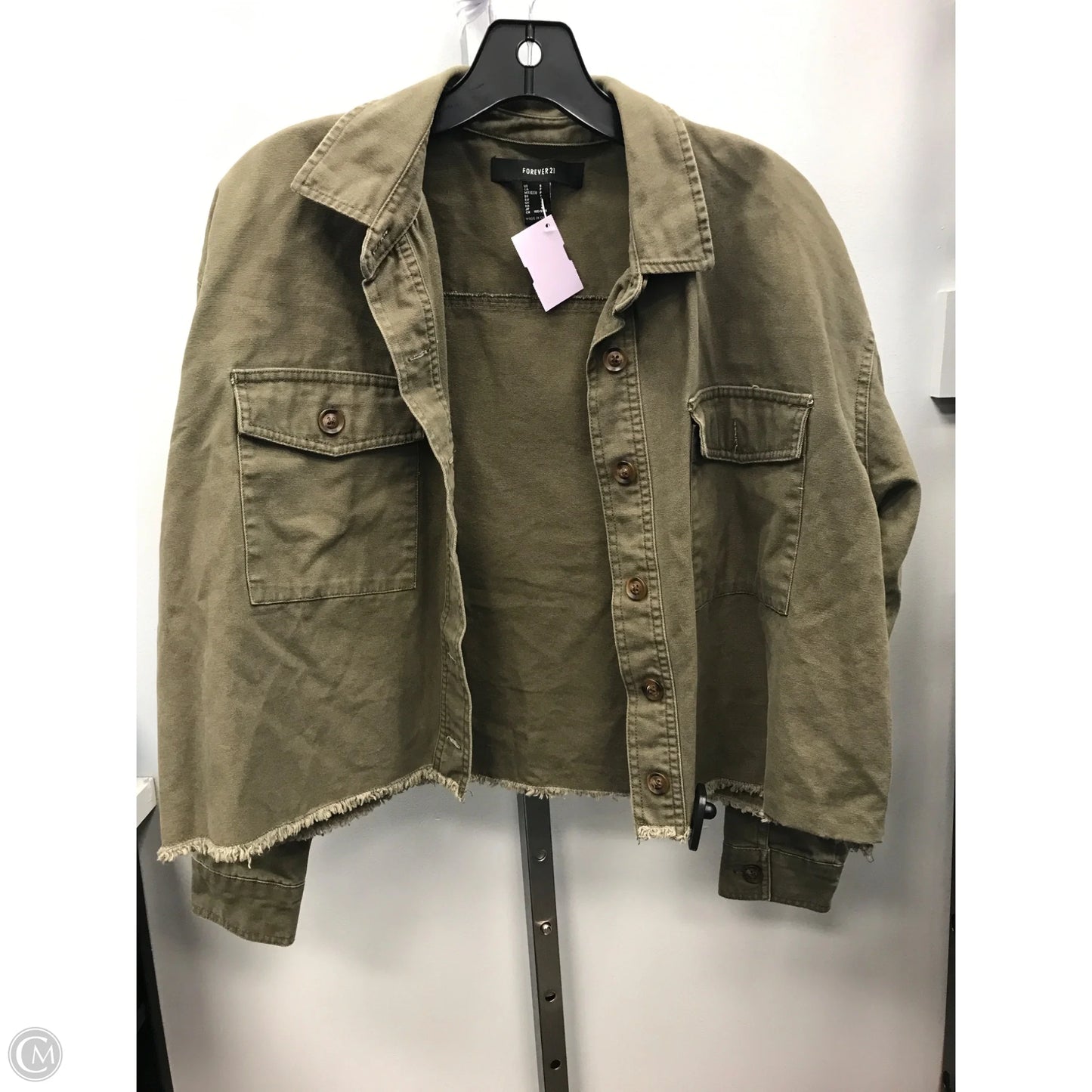 Jacket Other By Forever 21 In Green, Size: S