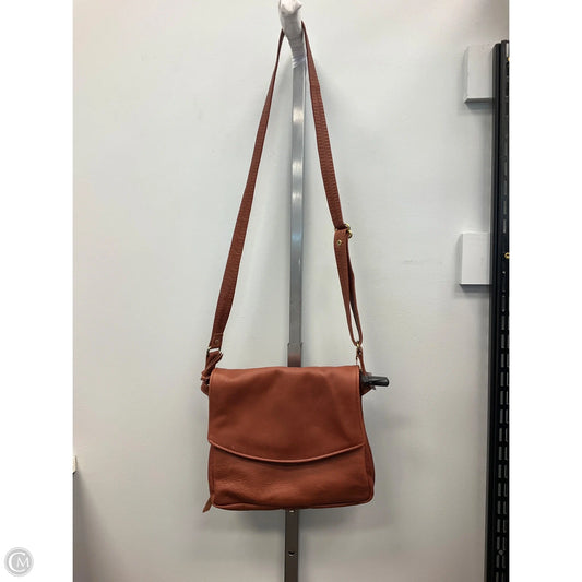 Crossbody Leather By Clothes Mentor, Size: Medium