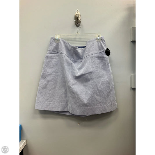 Athletic Skort By Sc & Co In Striped Pattern, Size: Xl