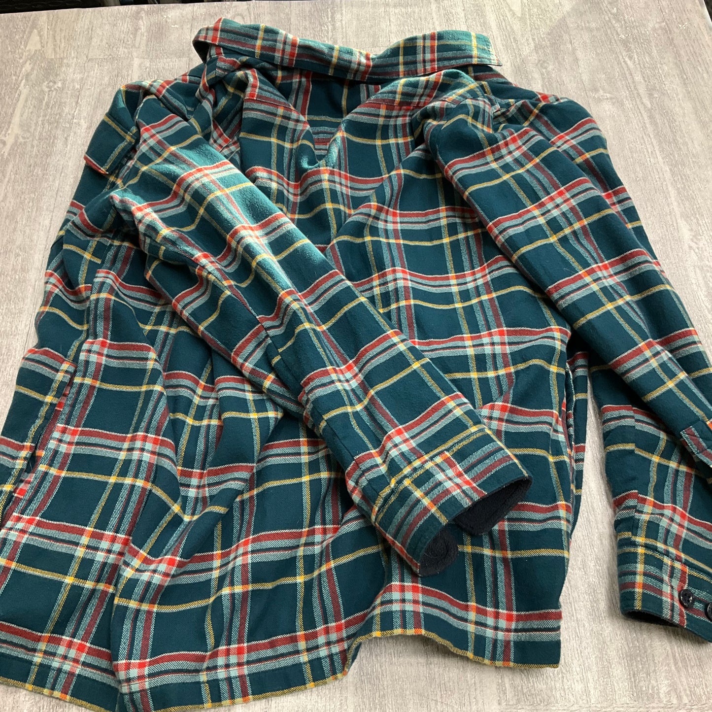 Jacket Shirt By L.l. Bean In Plaid Pattern, Size: M