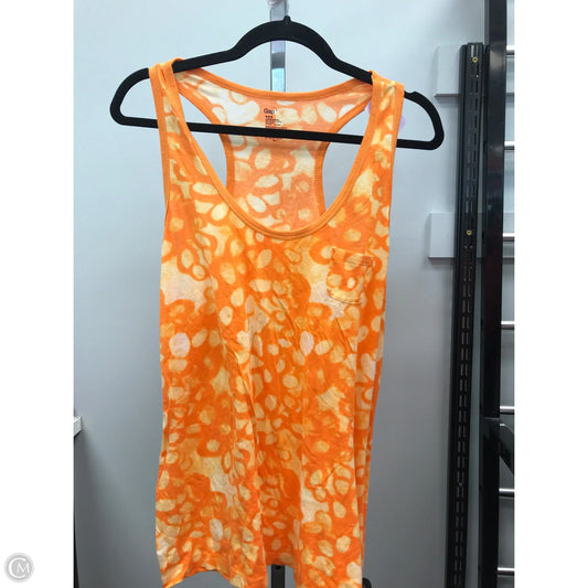 Top Sleeveless By Gap In Orange, Size: L