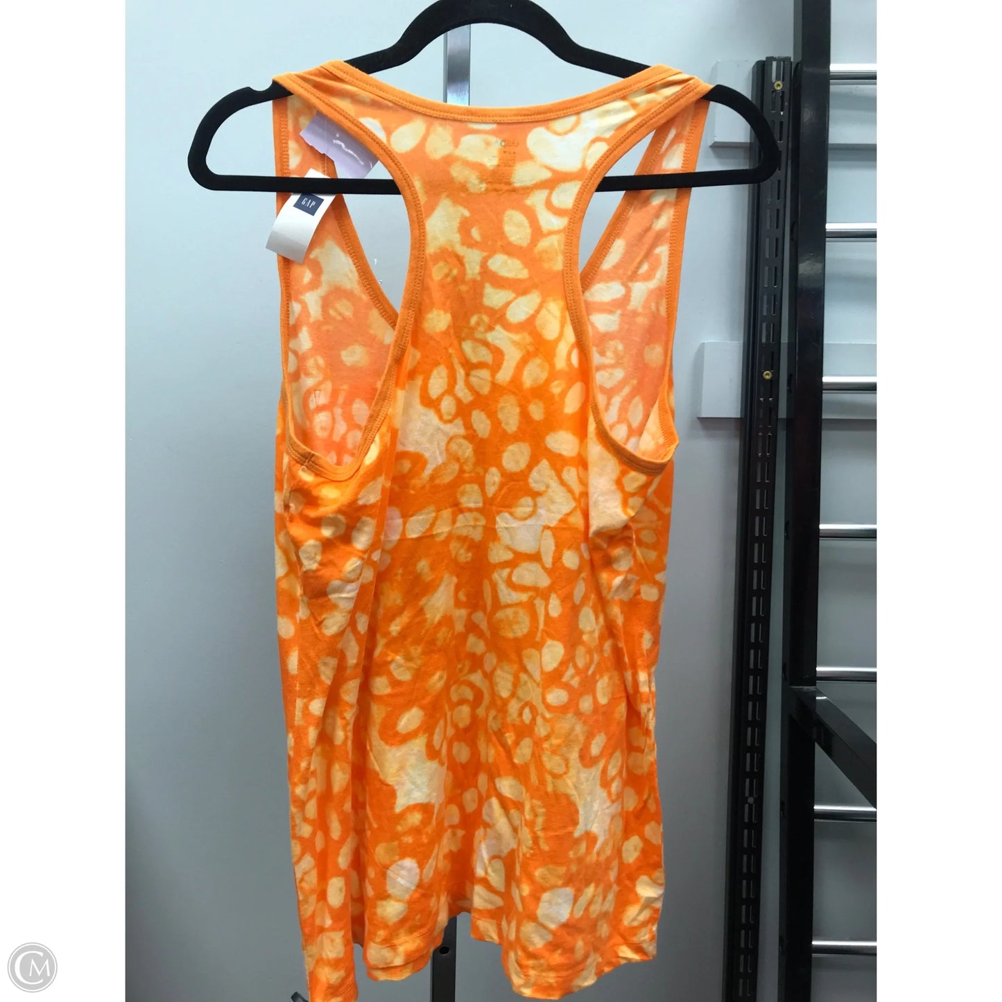 Top Sleeveless By Gap In Orange, Size: L