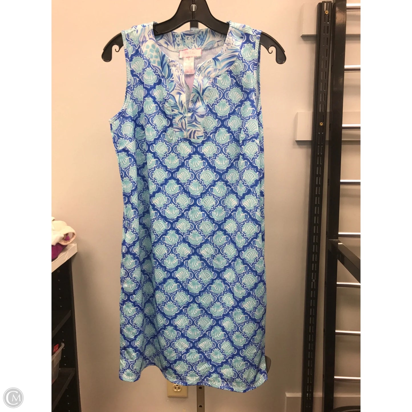 Dress Casual Short By Stella Parker In Blue, Size: S