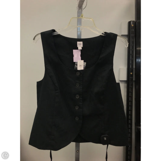 Top Sleeveless By Gap In Black, Size: M