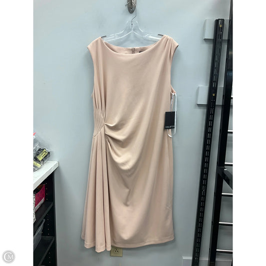 Dress Designer By Halston In Pink, Size: 16