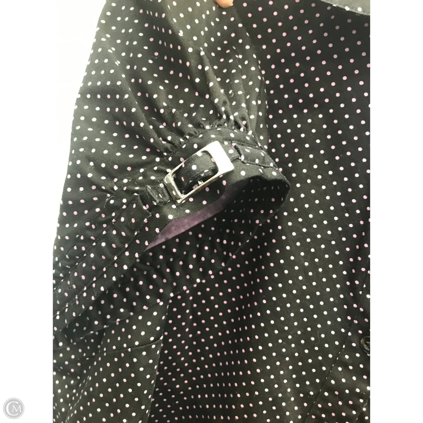 Top Short Sleeve By Apt 9 In Polkadot Pattern, Size: 1x
