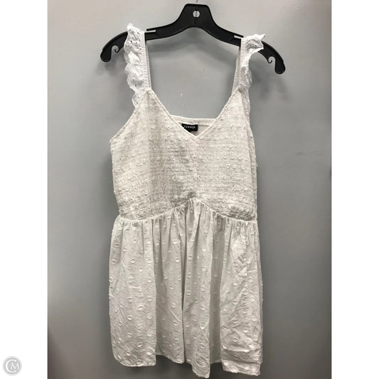 Top Sleeveless By Torrid In White, Size: 3x