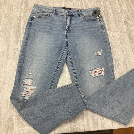 Jeans Straight By White House Black Market In Blue, Size: 10