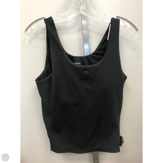 Athletic Tank Top By Reebok In Black, Size: L