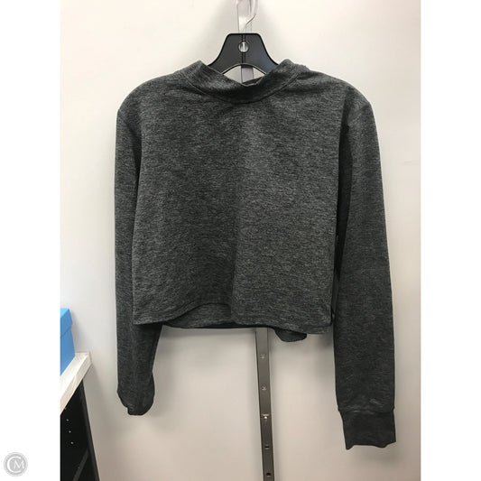 Athletic Top Long Sleeve Collar By Offline In Grey, Size: Xxl