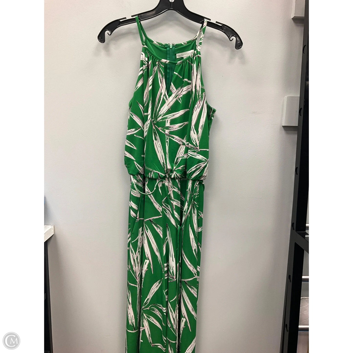 Jumpsuit By London Times In Green & White, Size: 4
