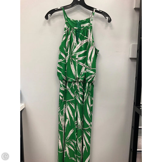Jumpsuit By London Times In Green & White, Size: 4