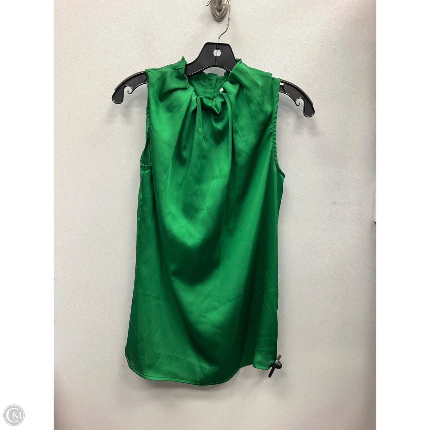 Top Sleeveless By Worthington In Green, Size: S