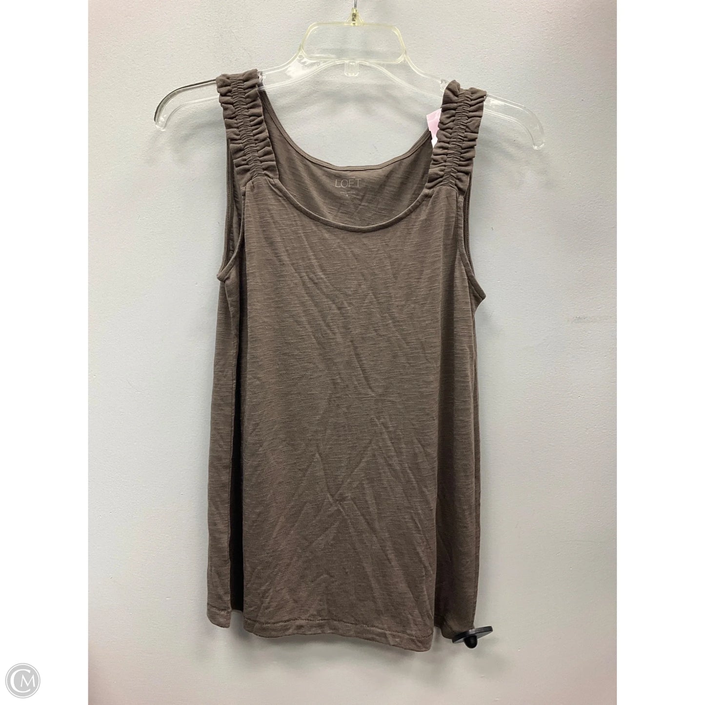 Top Sleeveless By Loft In Brown, Size: S