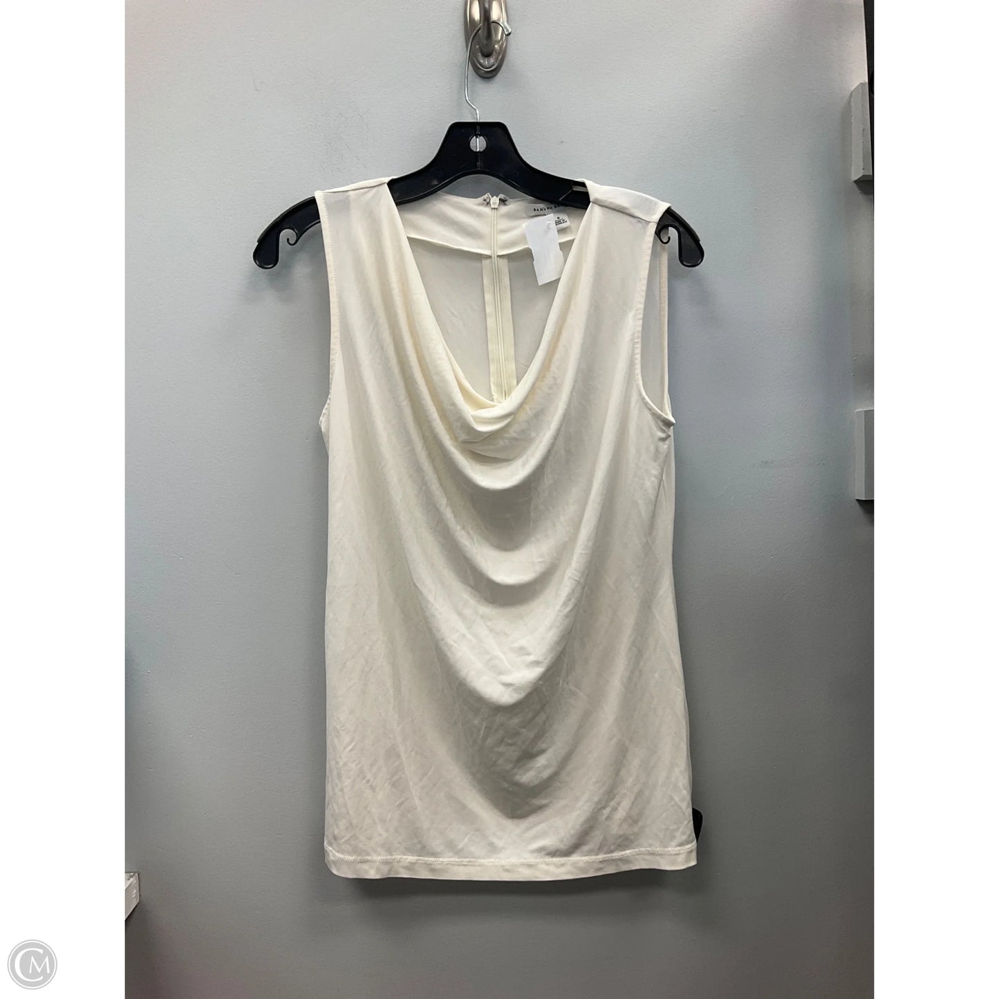 Top Sleeveless By Banana Republic In Cream, Size: S