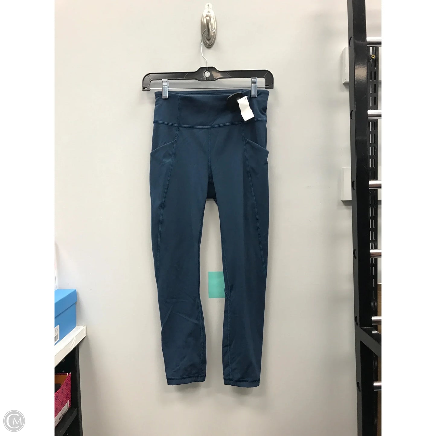 Athletic Leggings By Lululemon In Blue, Size: 4
