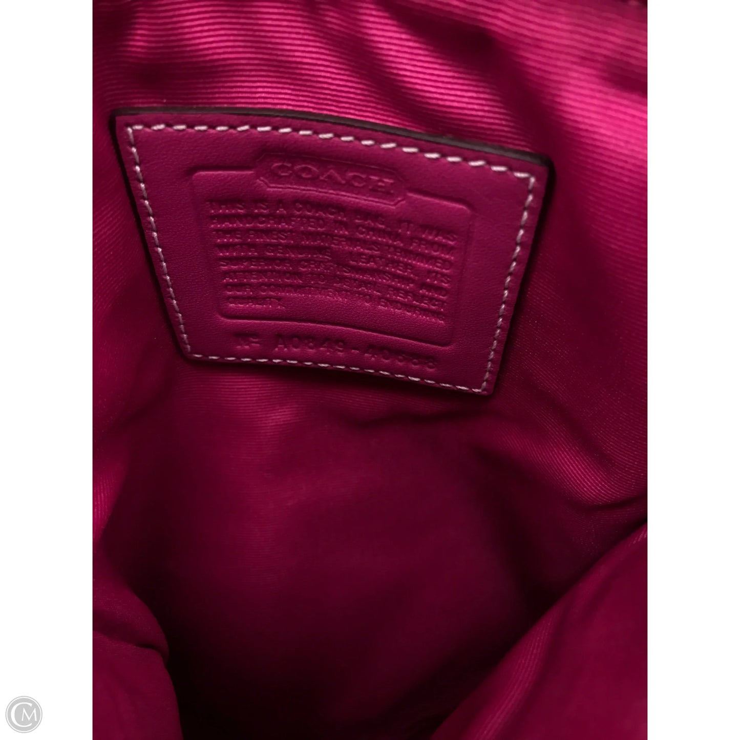 Crossbody Designer By Coach, Size: Medium