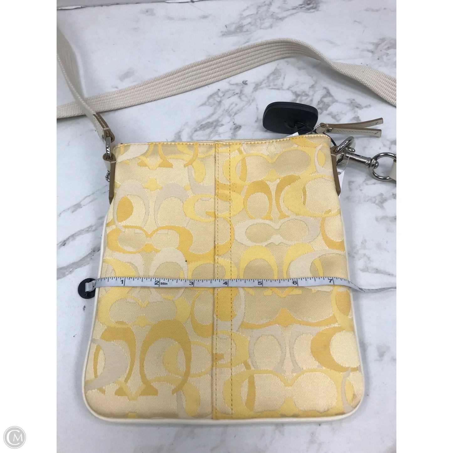 Crossbody Designer By Coach, Size: Medium