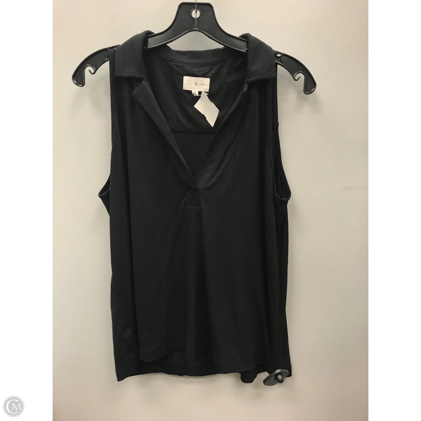Top Sleeveless By Lou And Grey In Black, Size: M