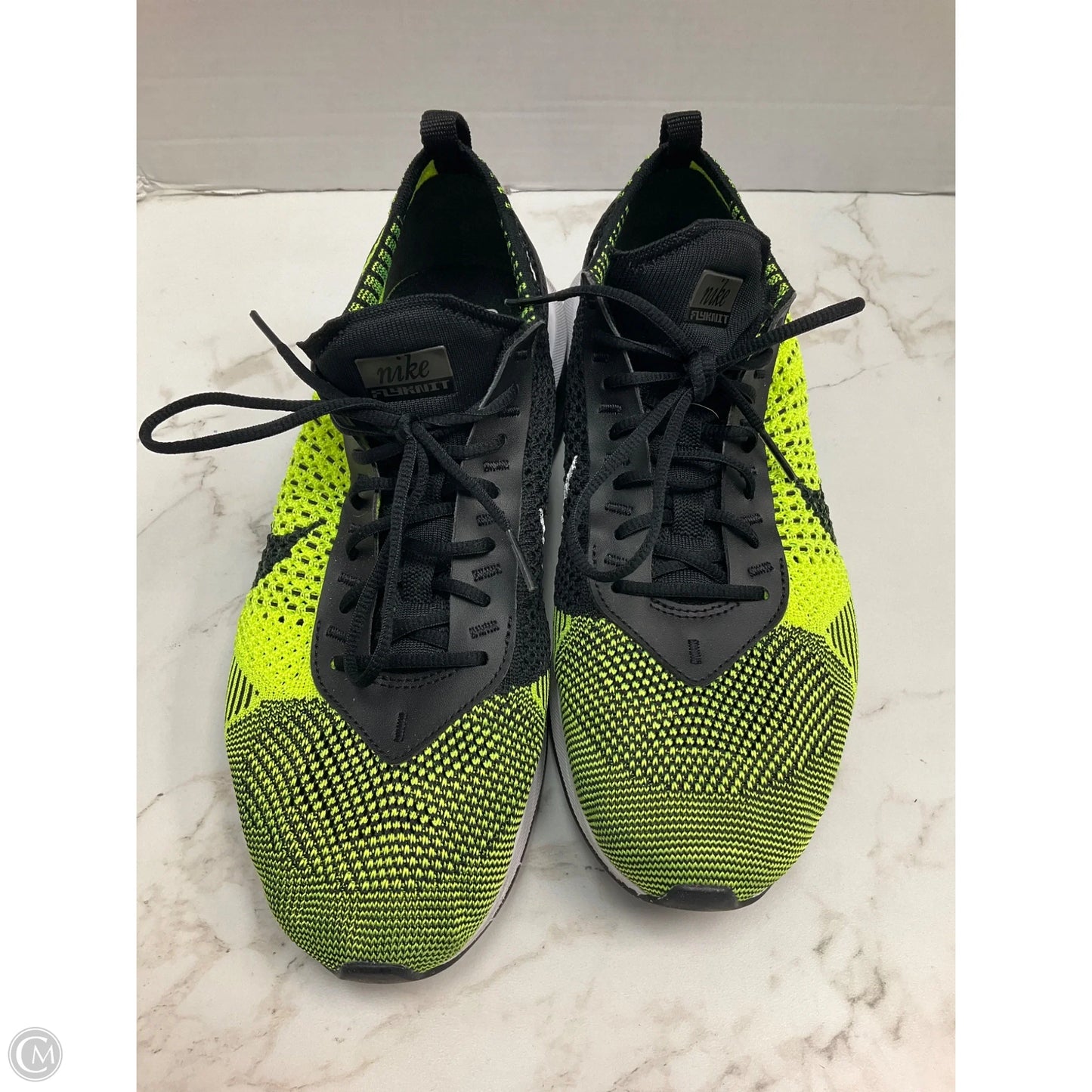 Shoes Athletic By Nike In Black & Yellow, Size: 10