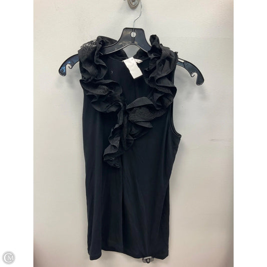 Top Sleeveless By Cabi In Black, Size: M