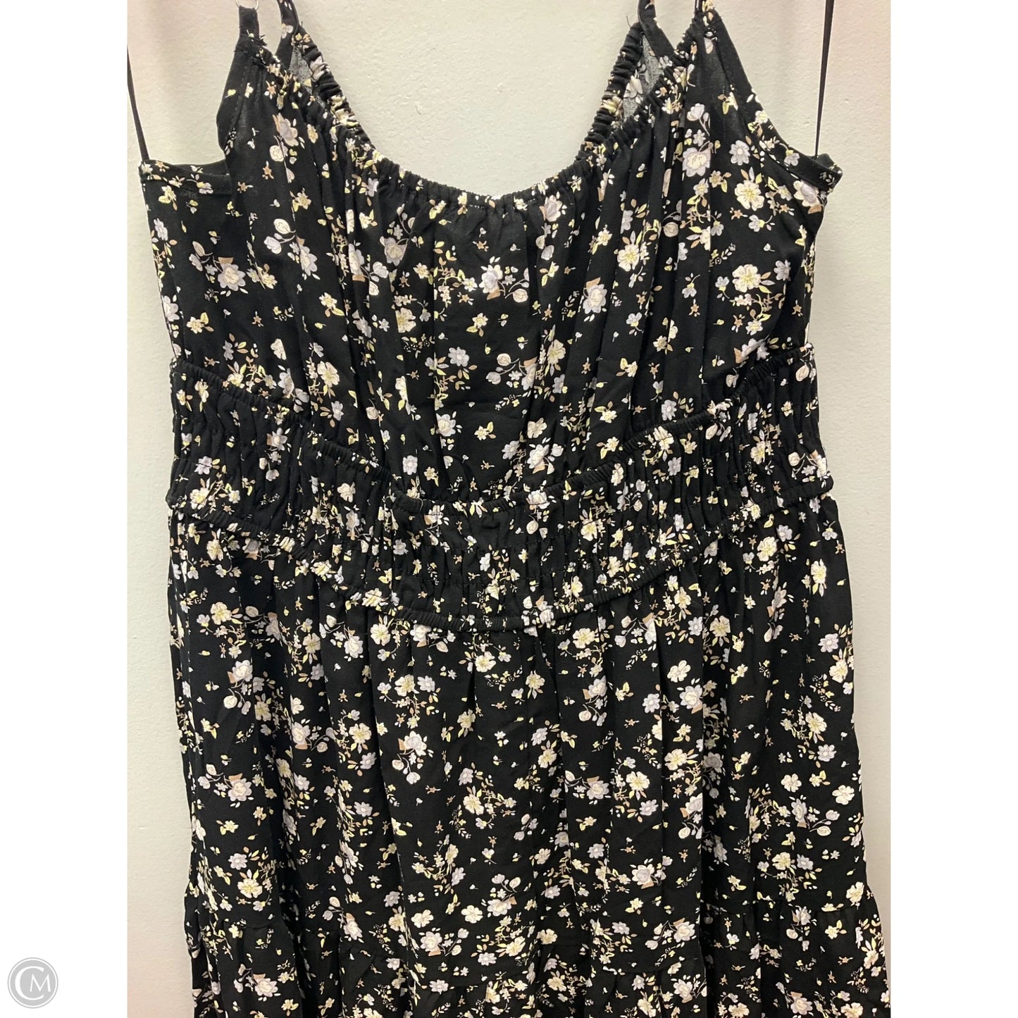Dress Casual Midi By Clothes Mentor In Floral Print, Size: L
